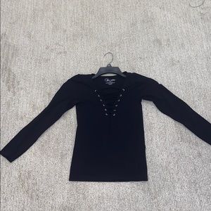 Black Going-Out Top